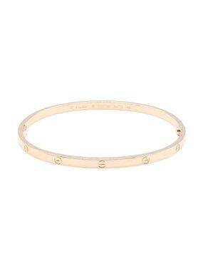 Cartier Bracelet SM 17 18k Pink Gold Love
